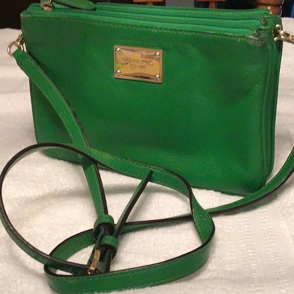 Michael Kors Green Crossbody Purse